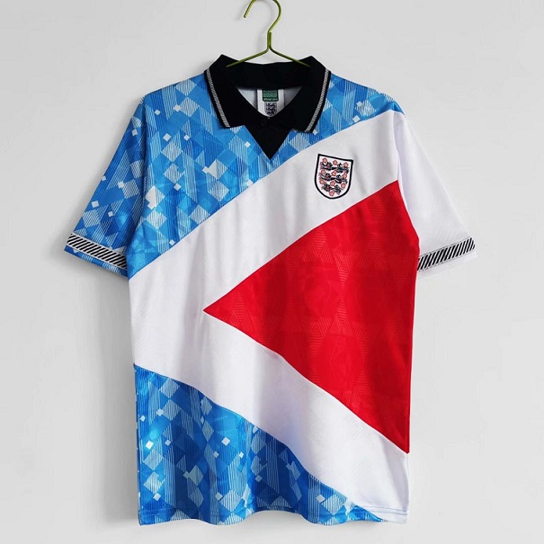 AAA Quality England 1990 Special Blue/White/Red Soccer Jersey